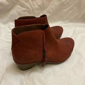 Dansko Maria Bootie - Maroon Leather
